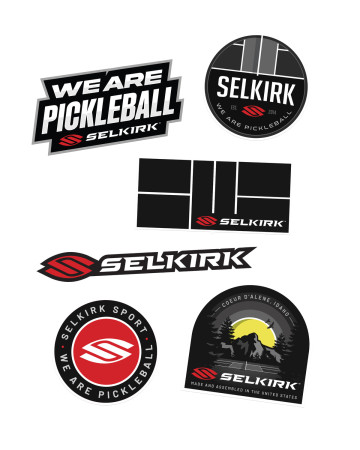 Stickers (Primary Red / Two-Tone)